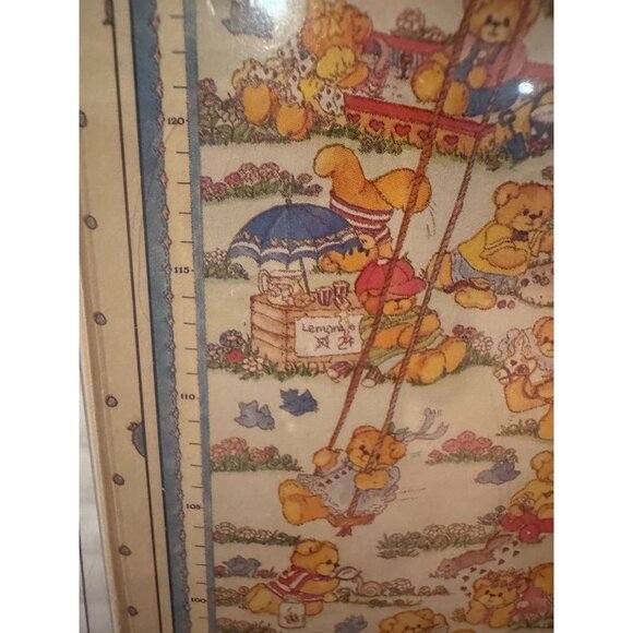 🐻 Vintage 1985 C.R. Gibson "Scaling New Heights" Growth Chart - Picture 13 of 15